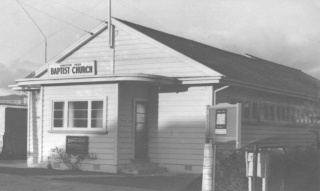 View from High St of what is now the 'Hall'. (Click here for enlargement)